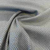 Onda Denim Sunbrella Chevron Indoor/ Outdoor Fabric