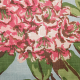 3.7 Yards Dorothy Draper Carlton Varney Rhododendron Aqua Decorator Fabric