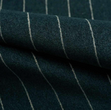 4.25 Yards Fabricut Pinstripe Caspian Velvet Decorator Fabric