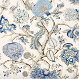 1.2 Yards Scalamandre Pondicherry Linen Delft Decorator Fabric
