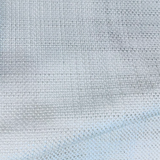 De Leo Textiles Bauer Ice White Textured Fabric