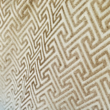 Roxpoint Sand Greek Key Decorator Fabric