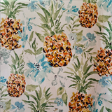 Lino Textiles Pineapple Fields Sea Glass Fabric Decorator Fabric