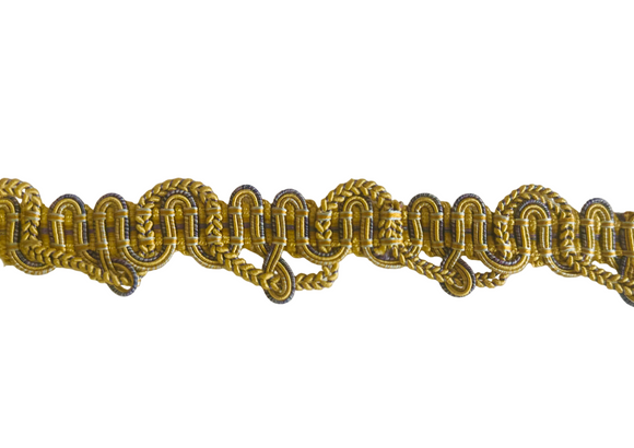 Lee Jofa Varenne Braid Passementerie Silk Galson Gilt/Salsa T2004757.54.0 Decorative Trim