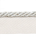 Europatex Le Lin 1/8" Metallic Micro Cord Ice Decorative Trim