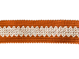 Chevron Stripe Salmon/Eggshell Decorative Trim Tape