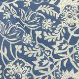 Laura & Kirin Jodhpur Print Indigo Decorator Fabric