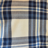 4 Yards Ralph Lauren Fabric LFY50147F Duck Walk Plaid Ink Decorator Fabric