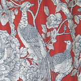 Duralee© Tweedbank Richmond Red Cotton Toile Decorator Fabric