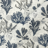 2.6 Yards Coral Coastal Pacific Indoor/Outdoor Decorator Fabric