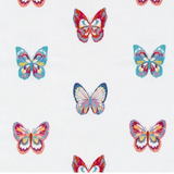 Robert Allen Flutter Peony Butterfly Linen Decorator Fabric