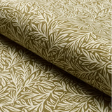 3 Yards Schumacher Willow Leaf Moss Decorator Fabric