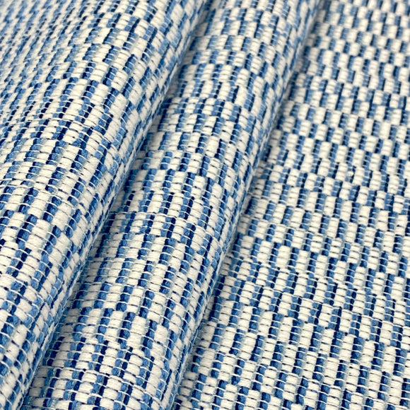 1.6 or 3.2 Yards of Kravet Performance 35934-15 Blue & White Decorator Fabric