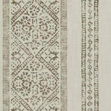 2.8 Yards Fabricut Kendall Wilkinson La Jolla Stripe Mushroom Decorator Fabric