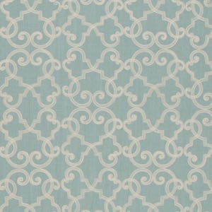 TFA All Tied Up in Aqua Upholstery Decorator Fabric, Upholstery, Drapery, Home Accent, TFA,  Savvy Swatch