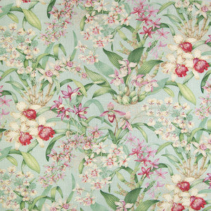 B2352 SilverSage Greenhouse Wild Orchid Silversage Covington Fabric, Upholstery, Drapery, Home Accent, Greenhouse,  Savvy Swatch