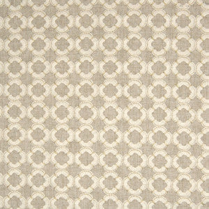 6.9 yards of Greenhouse B6401 Oxford Alloy Neutral Medallion Fabric