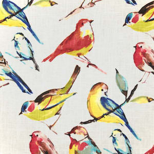 Richloom Birdwatcher Summer Fabric, Upholstery, Drapery, Home Accent, TNT,  Savvy Swatch