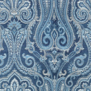 Waverly Upholstery Fabric 54". Clubroom Paisley Luna, Upholstery, Drapery, Home Accent, PK Lifestyles,  Savvy Swatch