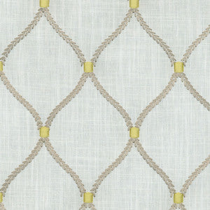 Waverly Williamsburg Smoke Deane Embroidery Fabric, Upholstery, Drapery, Home Accent, Greenhouse,  Savvy Swatch