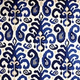 3 Yard  Piece of Duralee 72062-5 Rasul Fabric in Blue