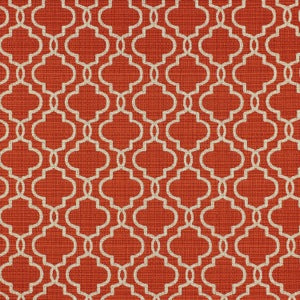 RICHLOOM FORTRESS ACRYLIC EXETER BRICK LATTICE INDOOR OUTDOOR UPHOLSTERY FABRIC, Upholstery, Drapery, Home Accent, TNT,  Savvy Swatch