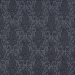 Greetings Indigo Pineapple Matelasse Decorator Fabric by Regal, Upholstery, Drapery, Home Accent, Regal,  Savvy Swatch