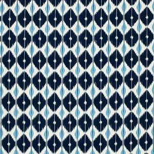 Schumacher Sarong Indigo Decorator Fabric, Upholstery, Drapery, Home Accent, Schumacher,  Savvy Swatch