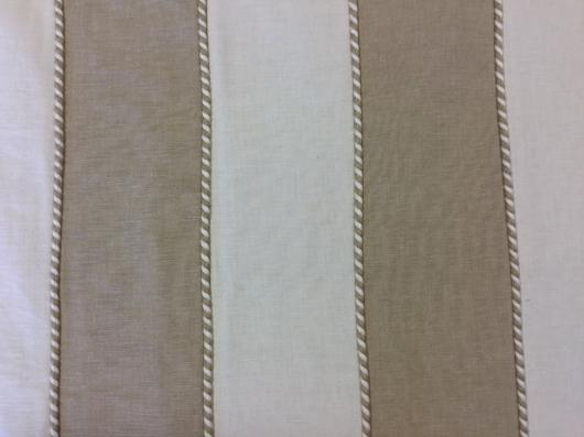 Custom Milled Neutral Stripe with Twisted Decorative Roping Fabric by Savvy Swatch, Upholstery, Drapery, Home Accent, Savvy Swatch,  Savvy Swatch