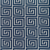 Valdese Empower Maze Key Copen Blue Decorator Fabric