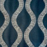 Sunbrella® Blue Ondata Upholstery Indoor/Outdoor Decorator Fabric