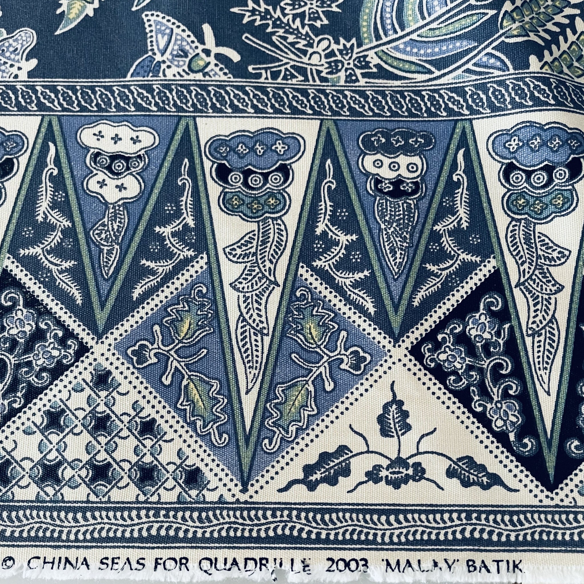 Batik Fabric, Brown Malaysian Patterns — Cargo Inc