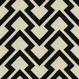 Brunschwig & Fils/Lee Jofa Lightning Bolt in Black Fabric (2.5 yd piece), Upholstery, Drapery, Home Accent, Lee Jofa,  Savvy Swatch