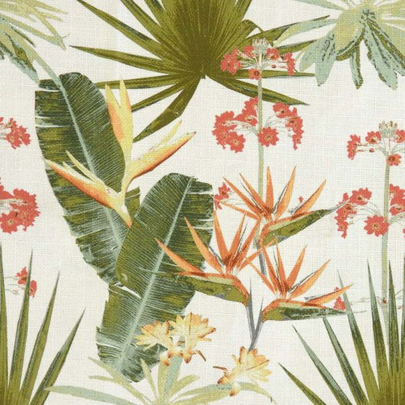 Monteverde in Coral Decorator Fabric