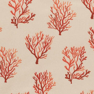Lacefield Santorini Geranium Coral Decorator Fabric, Drapery, Home Accent, Lacefield,  Savvy Swatch
