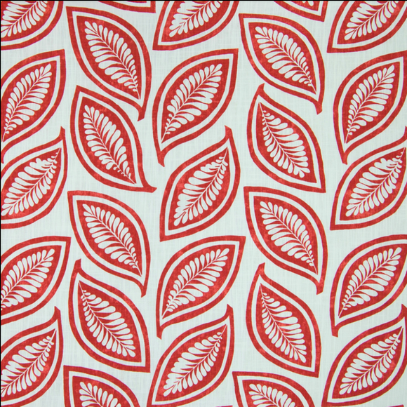 Leaf For Ever Caleb Scarlet 204191 Decorator Fabric by P Kaufmann