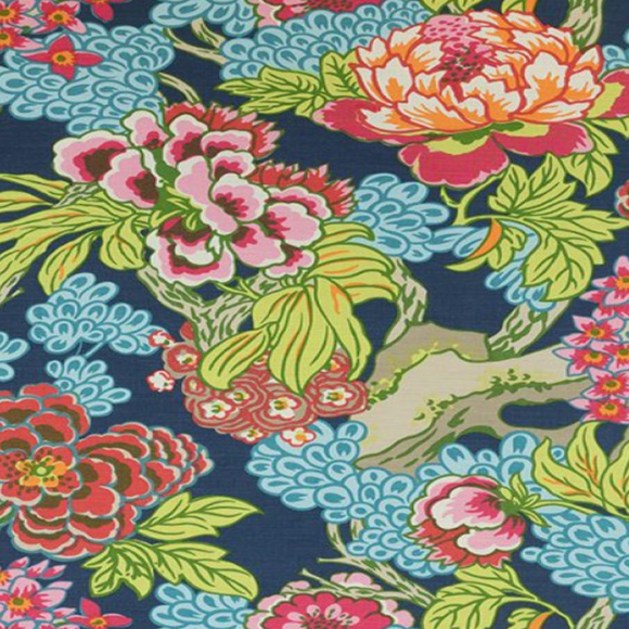 Thibaut's Honshu Navy F975488 Designer Fabric