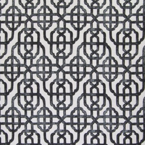 Imperial Charcoal Woven Decorator Fabric