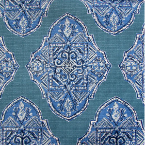 Lacefield Malta Cyan Decorator Fabric