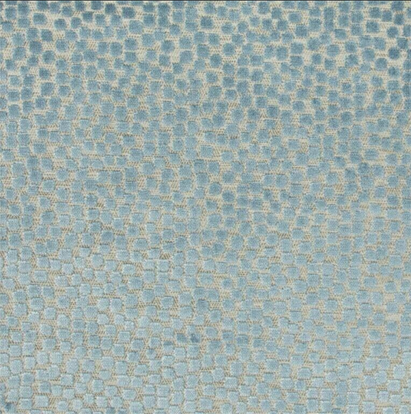 Tom Filicia Flurries River Blue 34849-5 Cut Velvet Decorator Fabric