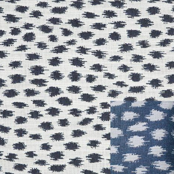 Sunbrella 145147-0000 AGRA INDIGO Ikat Indoor Outdoor Upholstery Fabric