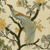 Vienna Flower Willa Linen Decorator Fabric