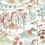 Belle Maison Willa Clay Asian Toile Decorator Fabric
