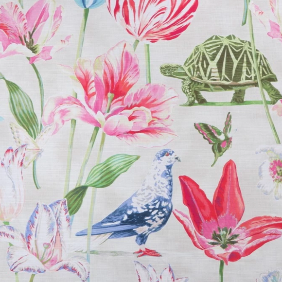 P K Lifestyles Enchanted Garden Primavera Decorator Fabric