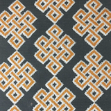 Carnaby Wicklow Satsuma Geometric Pattern Cut Velvet Decorator Fabric