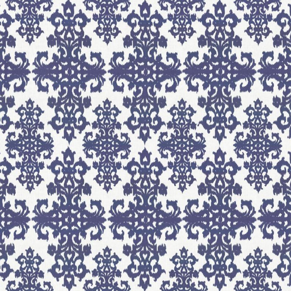Namaskar Blue Decorator Fabric