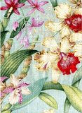 B2352 SilverSage Greenhouse Wild Orchid Silversage Covington Fabric, Upholstery, Drapery, Home Accent, Greenhouse,  Savvy Swatch
