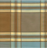 Silk Craft Alem 2040 Ocean Plaid Silk Decorator Fabric, Upholstery, Drapery, Home Accent, Silk Crafts,  Savvy Swatch