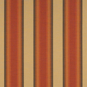 Sunbrella® Awning Stripe 4857‑0000 Colonnade Redwood 46" Outdoor Fabric