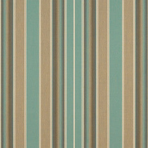 Sunbrella® Awning Stripe 4868‑0000 Kiawah Spa 46" Outdoor Fabric